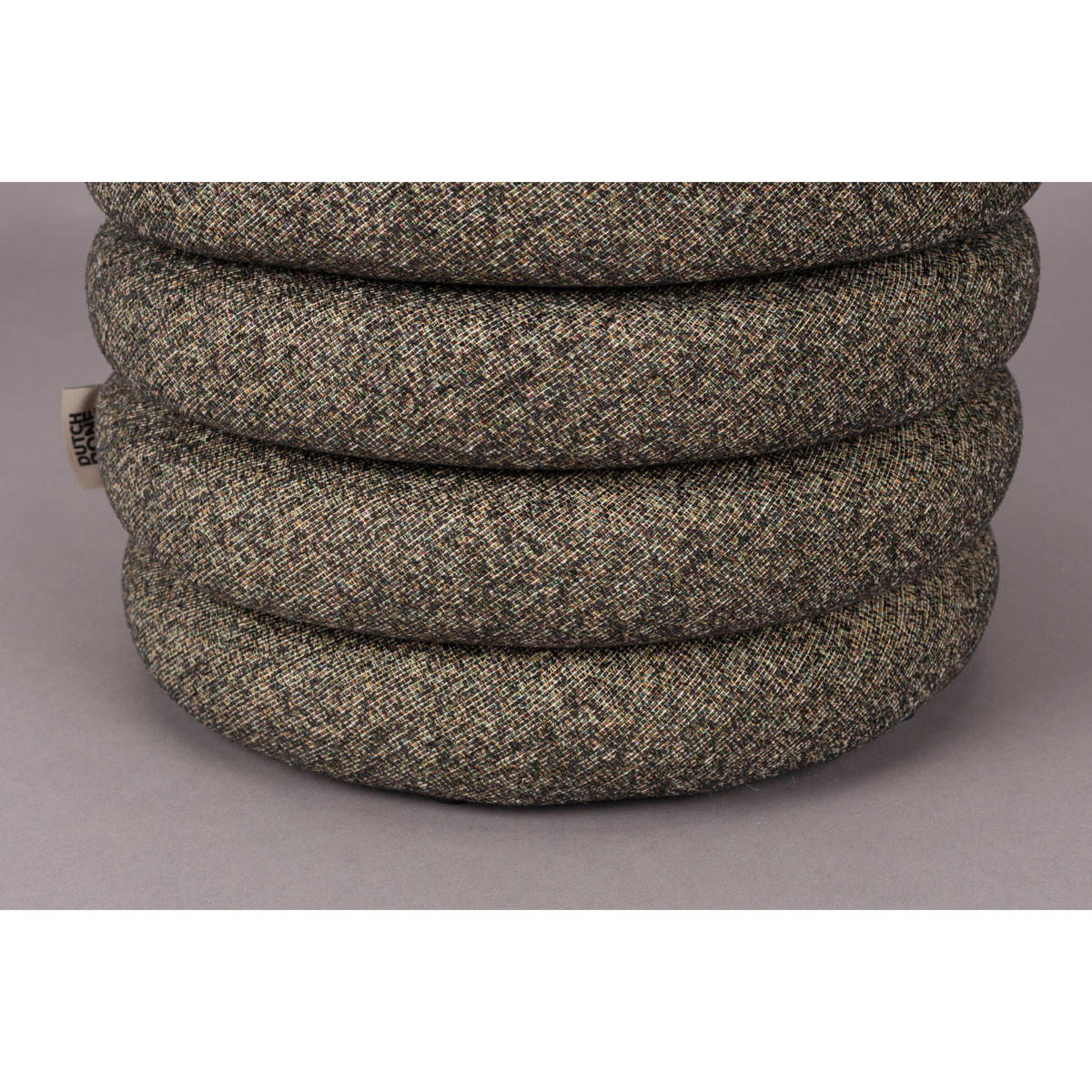 SITZHOCKER Fern Schwarz - Schwarz, Kunststoff (37/43/37cm) - Dutchbone