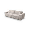 SCHLAFSOFA Sekwana Hellbeige (Poso 100) - Creme, Textil (255/85/105cm) - Fedve
