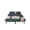 BETT MOOKA 4in1-Multifunktions-System Stoff Velo Grün - Grün, Holz (160/200cm) - Kaiser Möbel