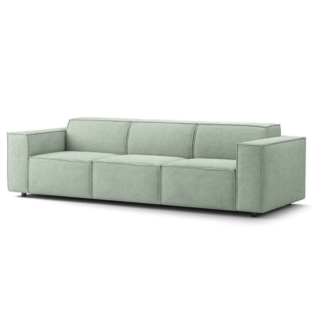 3-SITZER SOFA - Mintgrün, Textil (260/70/96cm) - home24