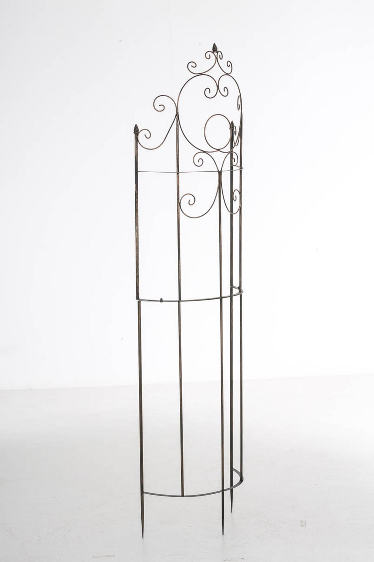 RANKGITTER Knut 52,5x23x200cm Metall Bronze Rankhilfe - Bronzefarben, Metall (52.5/200/23cm) - DELUKE