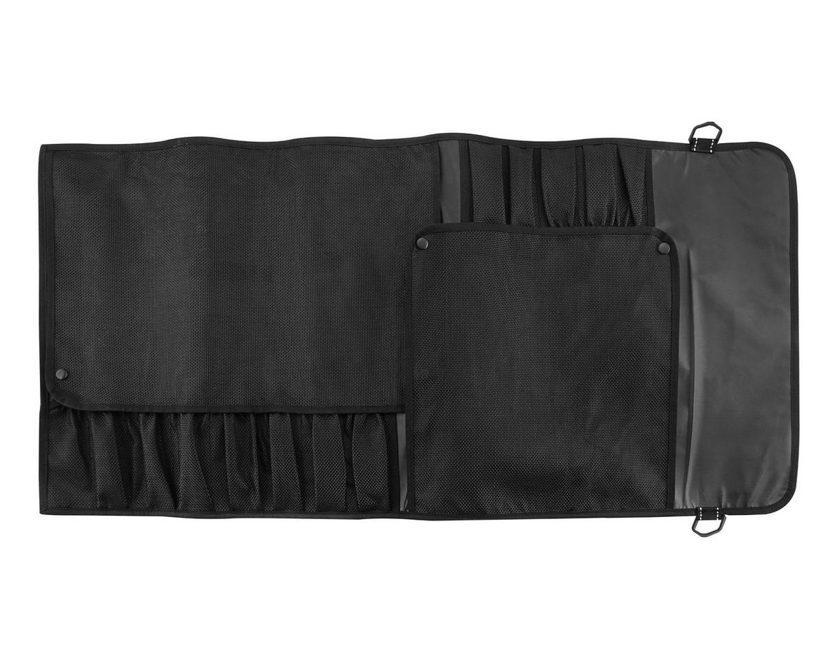 MESSERTASCHE SCHWARZ 13 FÄCHER - Schwarz, Kunststoff (94/1/47cm) - Zayiko