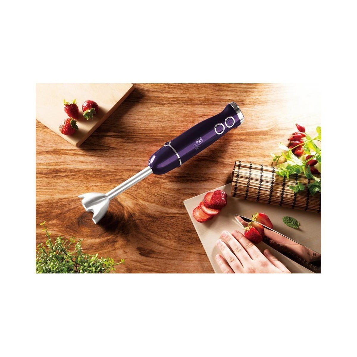 MIXER Lila 5/5/25 cm BH9381 - Violett, Metall (5/25/5cm) - Berlinger Haus