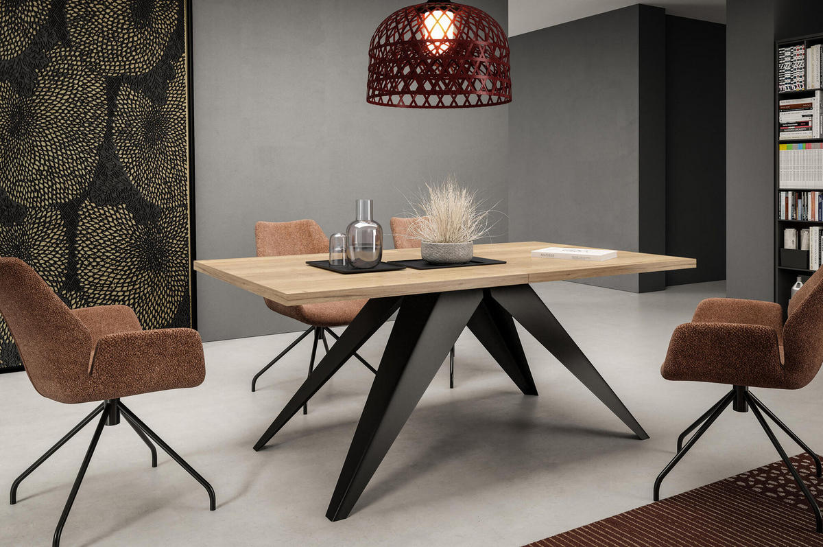 ESSTISCH VENTO Beige 80x240x76 cm - Beige, Holzwerkstoff (240/80/76cm) - FURNLUX