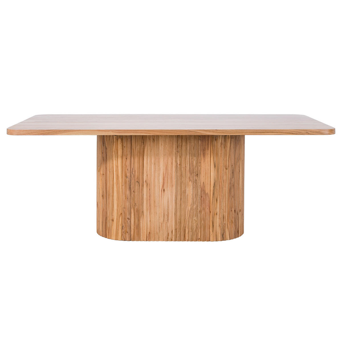 MASSIVER ESSTISCH - Akazie massiv - Braun, Akazienholz/Holz (100/200/76cm) - home24