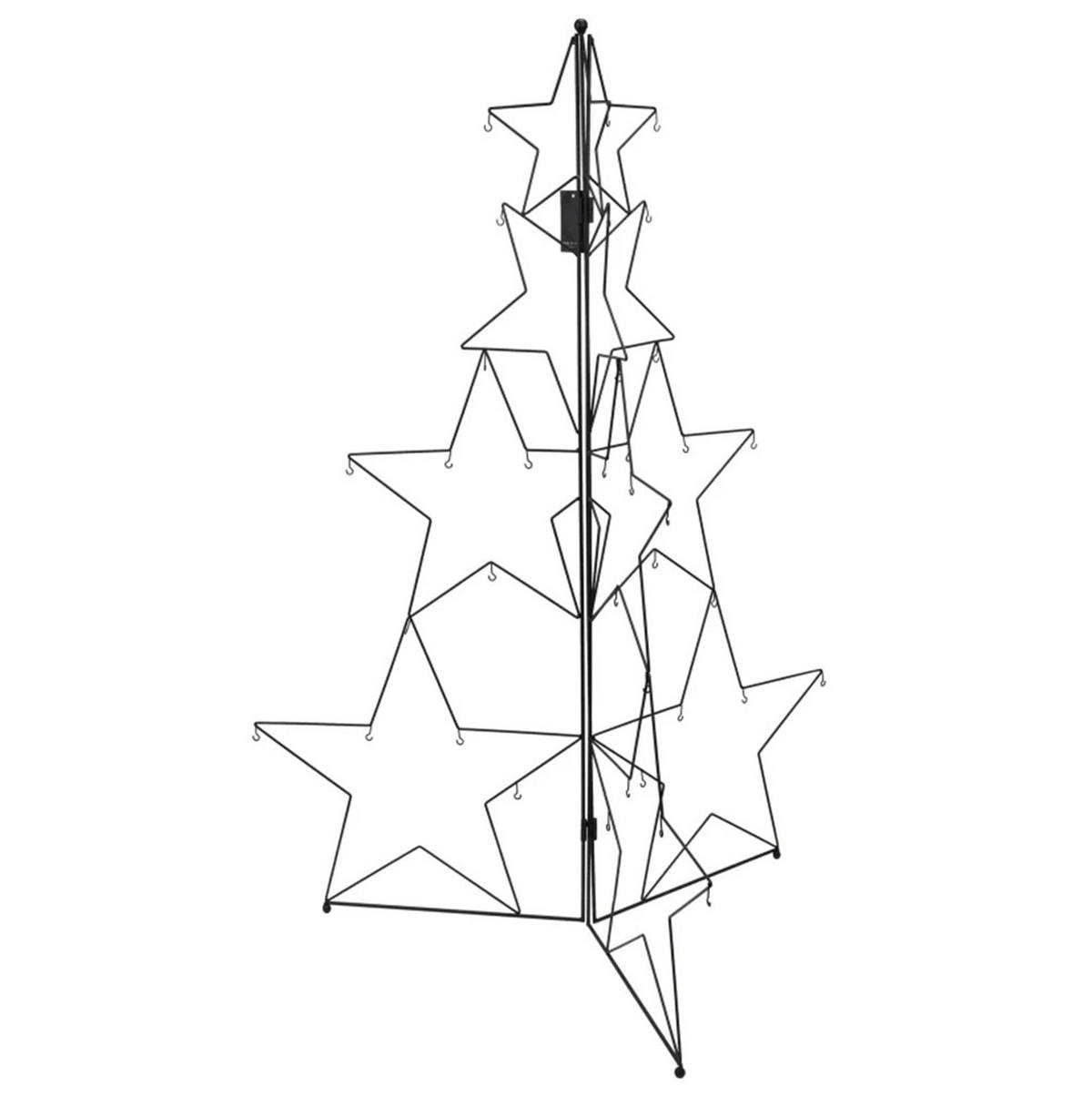 VÁNOČNÍ DEKORACE, kov, černá - černá, kov (43/110/87cm) - Home Styling Collection
