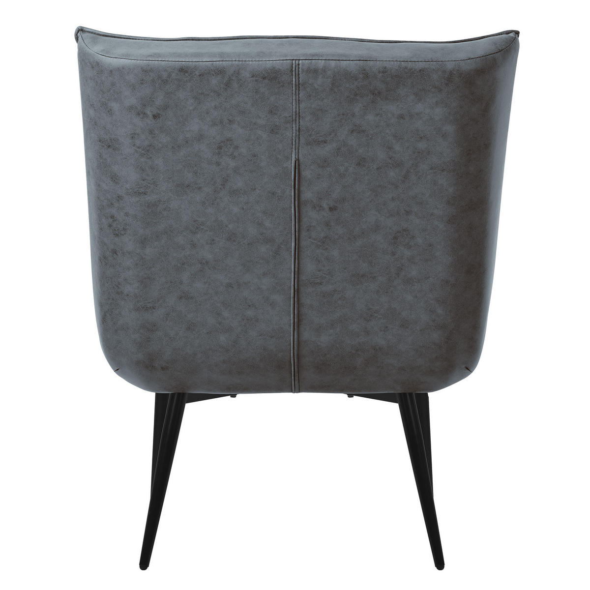 RELAXSESSEL Anthrazit - Anthrazit/Schwarz, Metall (97/100/79cm) - ML-DESIGN