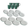TAFELSERVICE Jasper grün 18er Set - Grün, Keramik (1/1/1cm) - Ritzenhoff Breker
