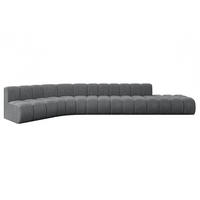 ECKSOFA modulares Sofa Brilo-L2 - 471x174x70 cm Dunkelgrau - Dunkelgrau, Holzwerkstoff/Textil (471/174cm) - ALTDECOR