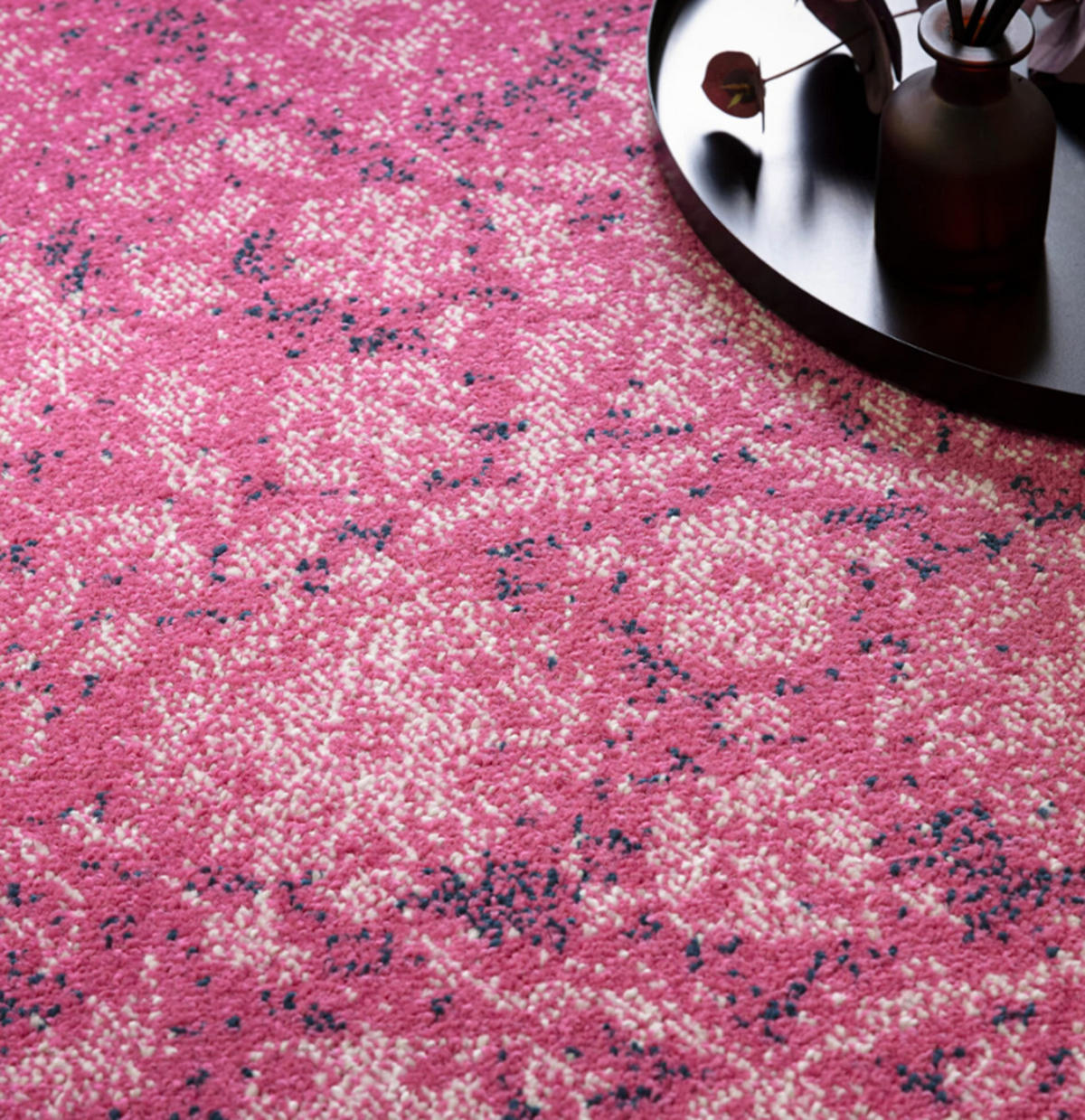 TEPPICH modern Flachgewebe LEGACY Rosa 160 x 230 cm - Pink, Textil (160/230cm) - Novatrend