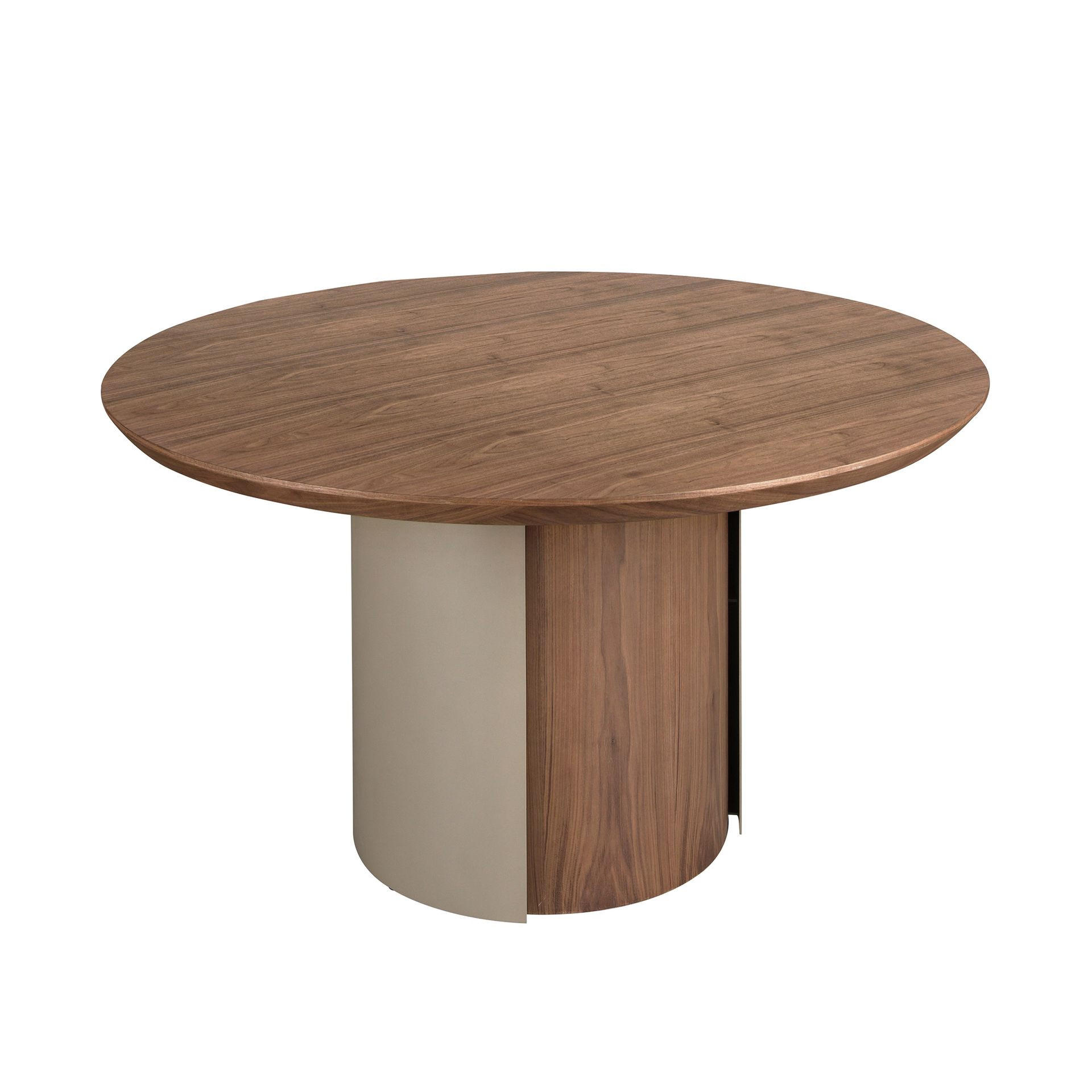 ESSTISCH runde Sand Walnuss 140/140/76 cm - Walnussfarben, Holz (140/140/76cm) - ANGEL CERDA