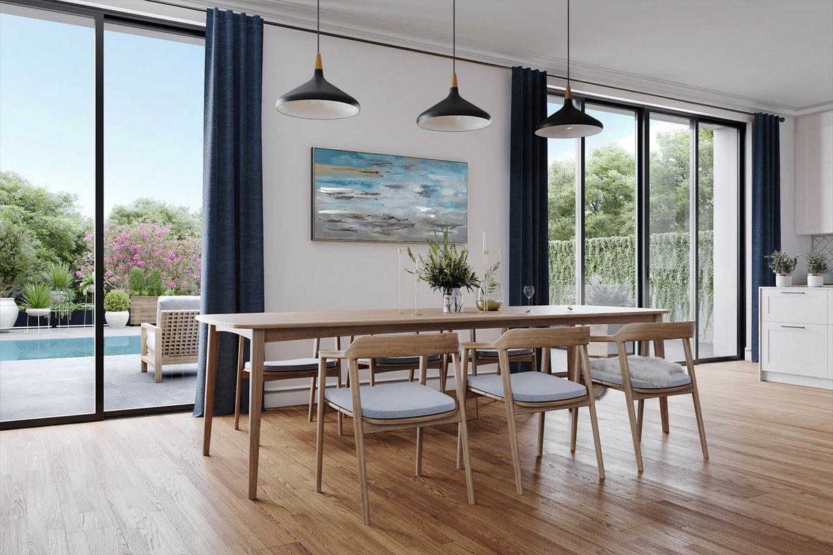 ÖLGEMÄLDE 140/70 cm - Blau/Grau, Holz/Textil (2.2/70cm) - KUNSTLOFT
