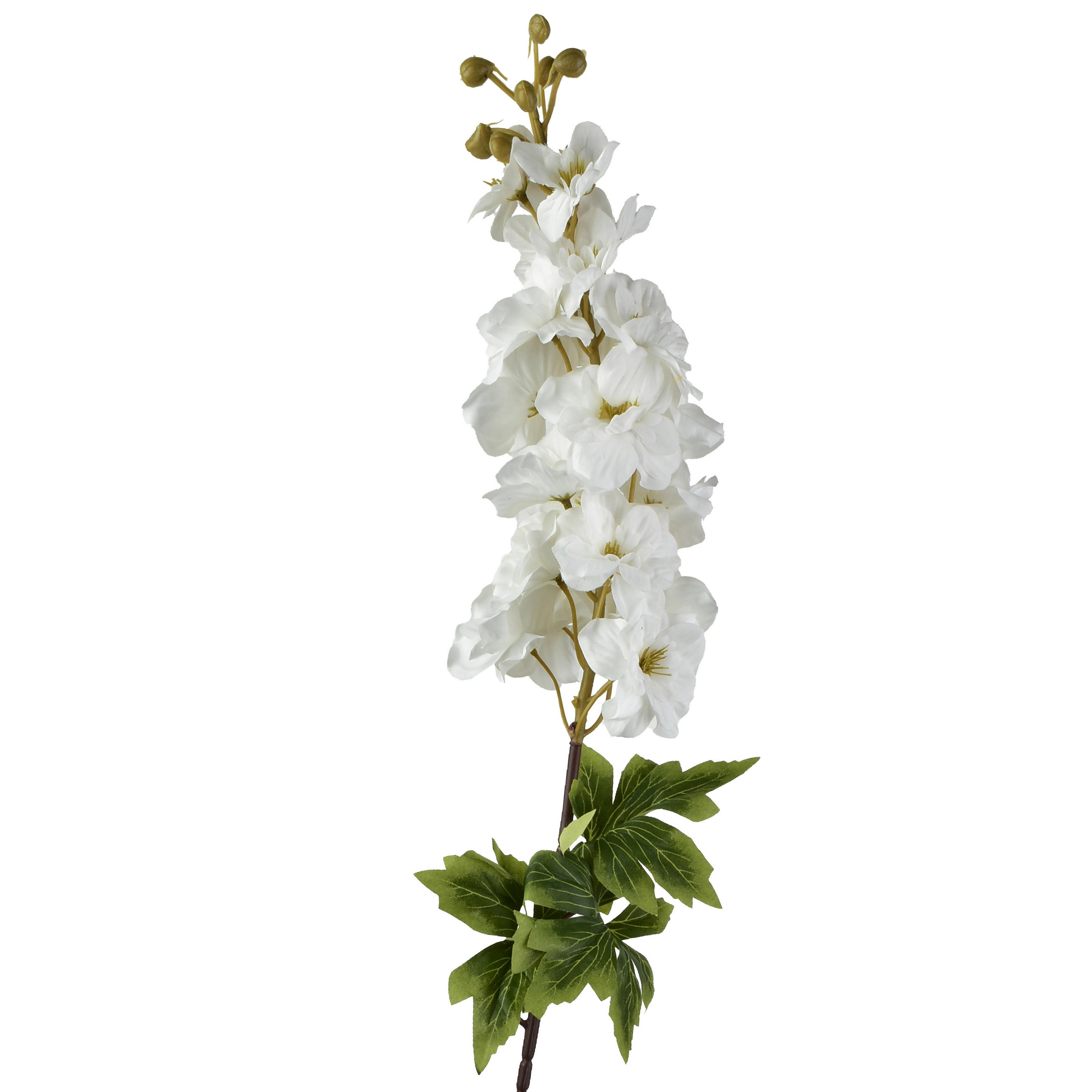 UMELÝ KVET VIRIDIS 85 cm biela - biela, plast (85cm) - Mondex