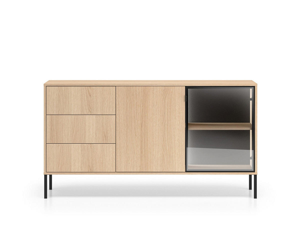KOMMODE – 160 cm – Barnee – Kaschmir - Kaschmir, Holzwerkstoff (160/86/40cm) - hi-markt