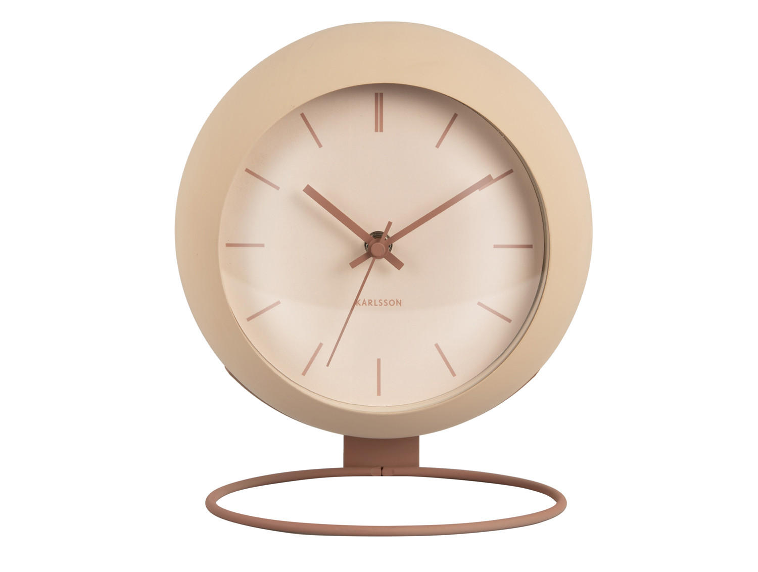 TISCHUHR Nirvana Globe Braun 21/21/14 cm - Braun, Metall (21/14/21cm) - Karlsson