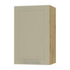 KÜCHENHÄNGESCHRANK Kvantum W2/45 Vanille Matt / Eiche Artisan Matt 45 / 32,5 / 72cm - Creme/Eiche Artisan, Holz/Holzwerkstoff (45/72/32.5cm) - Feldmann-Wohnen