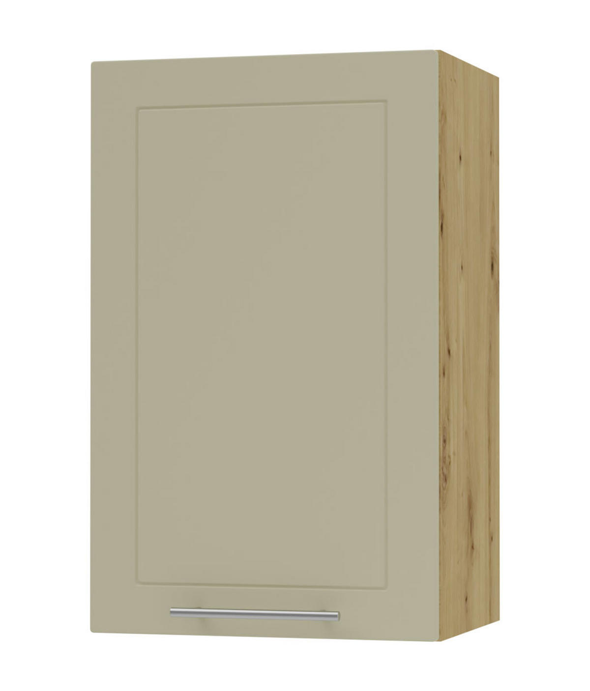 KÜCHENHÄNGESCHRANK Kvantum W2/45 Vanille Matt / Eiche Artisan Matt 45 / 32,5 / 72cm - Creme/Eiche Artisan, Holz/Holzwerkstoff (45/72/32.5cm) - Feldmann-Wohnen