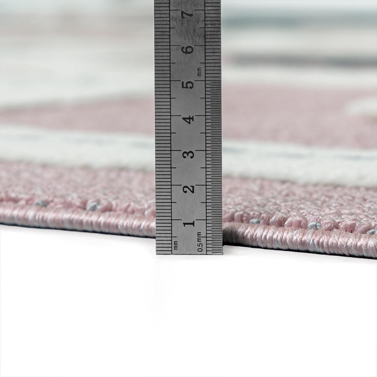 KINDERTEPPICH Buffo Neli Mazovia 120x170cm Weiß Schwarz Straßen Mittelflor - Weiß, Textil (120/170cm) - Mazovia