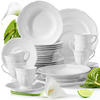 KAFFEESERVICE Chodziez MARIA TERESA 18-tlg - Weiß, Keramik (8/8/8cm) - KONSIMO®
