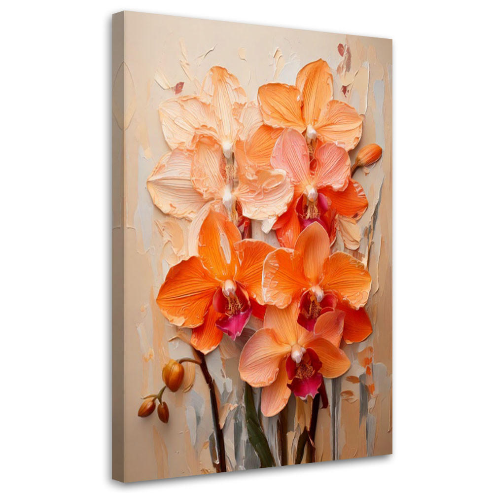 Feeby Leinwandbild Orange 30x45 cm