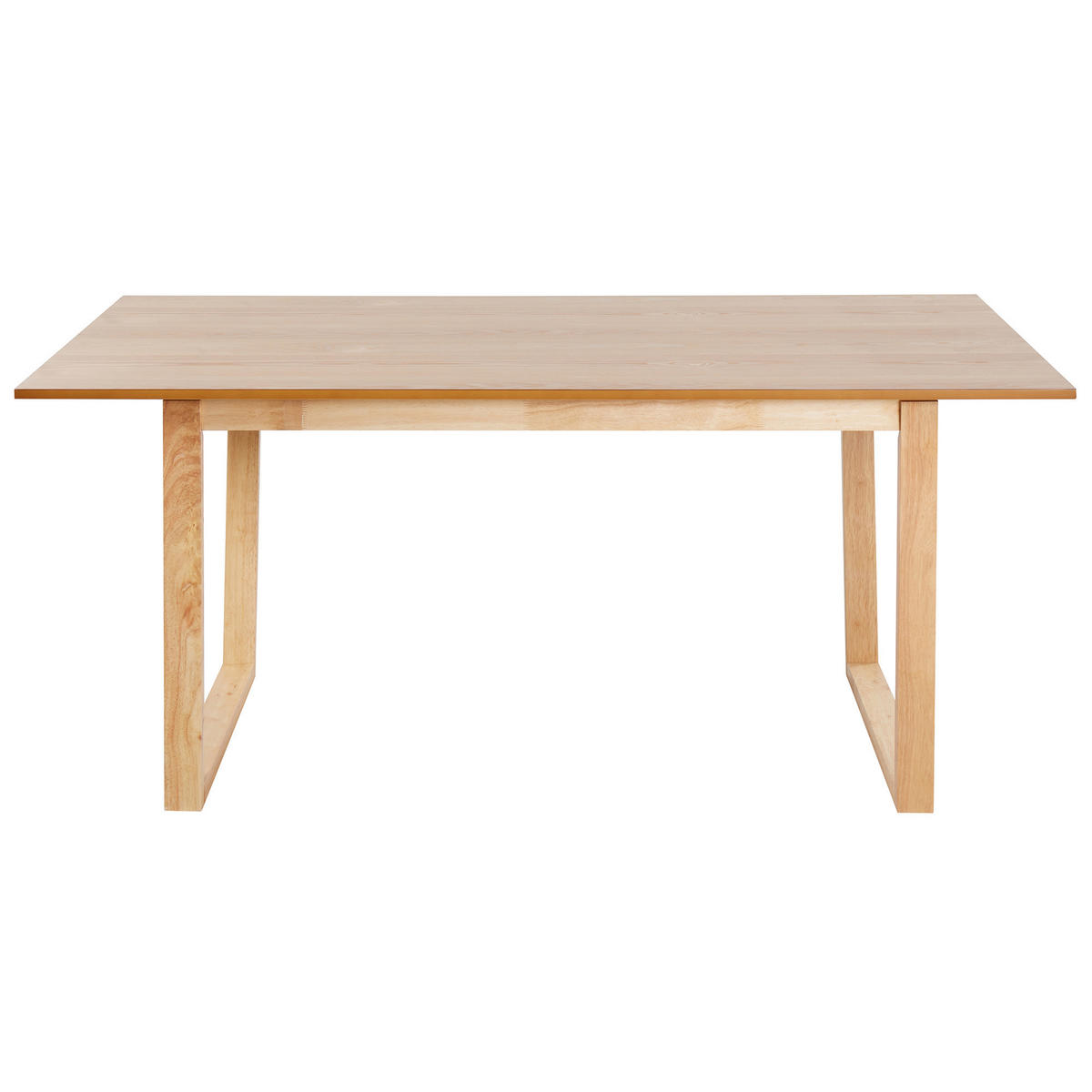 ESSTISCH Holz hellbraun 180/95 cm Camden - Hellbraun, Holzwerkstoff (180/95/76cm) - Beliani