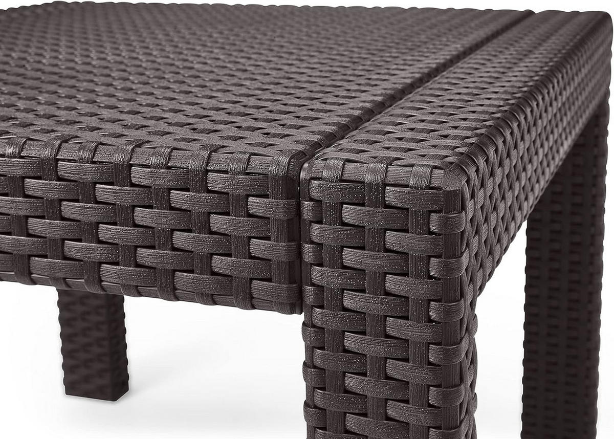 GARTENTISCH Victoria - Braun, Kunststoff (59/59/43cm) - Keter