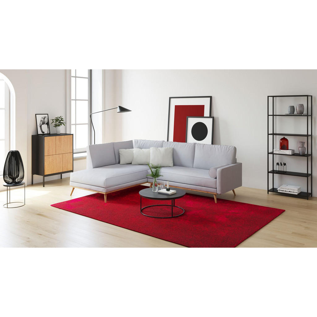 Thumbnail - Gino Falcone Hochflorteppich, Rot, Textil, Uni, Rechteckig, 65x135 cm, Teppiche & Böden, Teppiche, Hochflorteppiche & Sh...