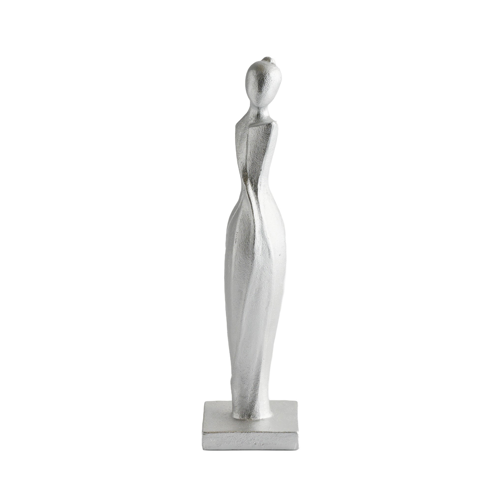 FIGUR Jiosei - Silberfarben, Kunststoff (8.5/33.5/10cm) - home&you