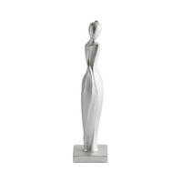 FIGUR Jiosei - Silberfarben, Kunststoff (8.5/33.5/10cm) - home&you