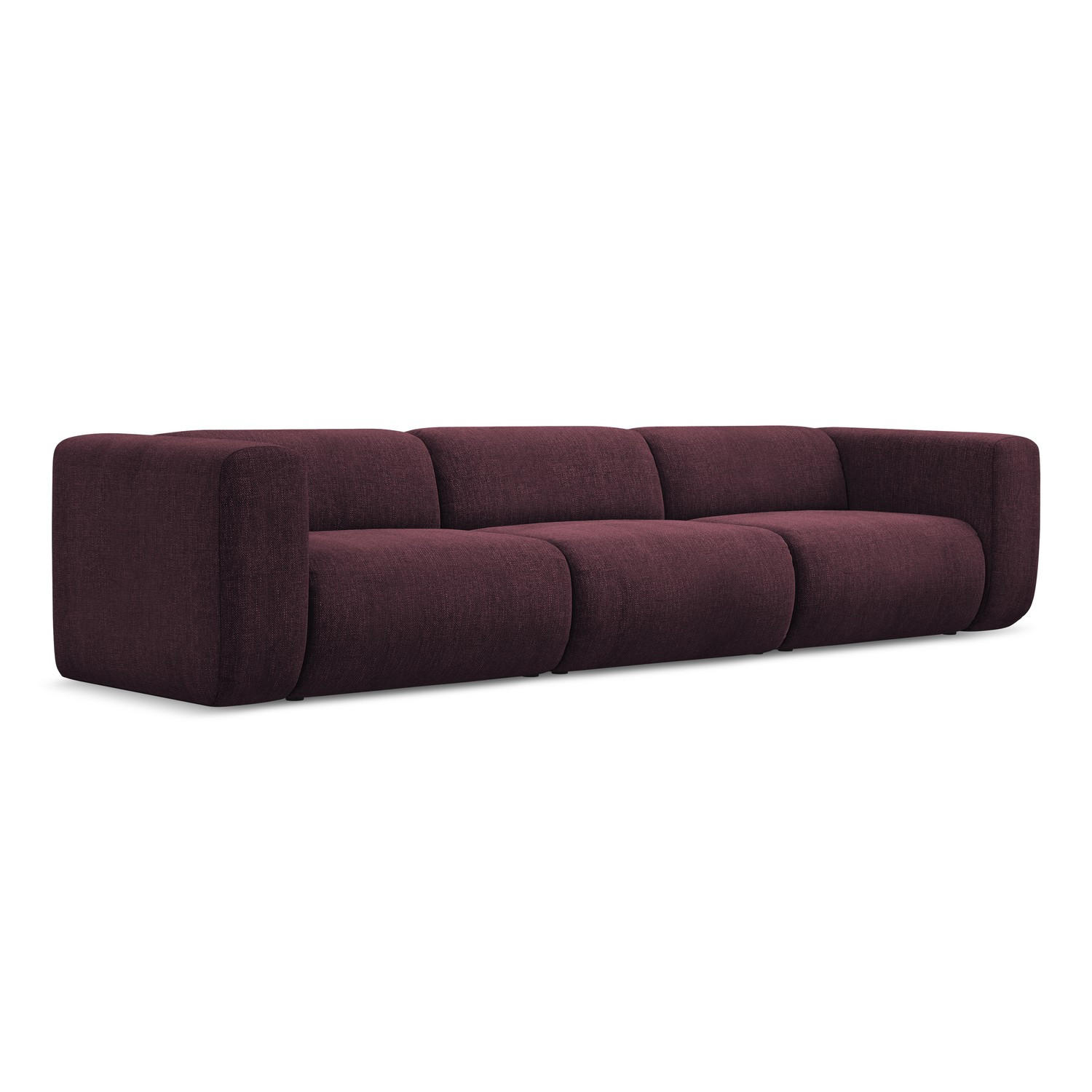 LaMiaSofa 4-Sitzer-Sofa Weinrot 319x70x89 cm