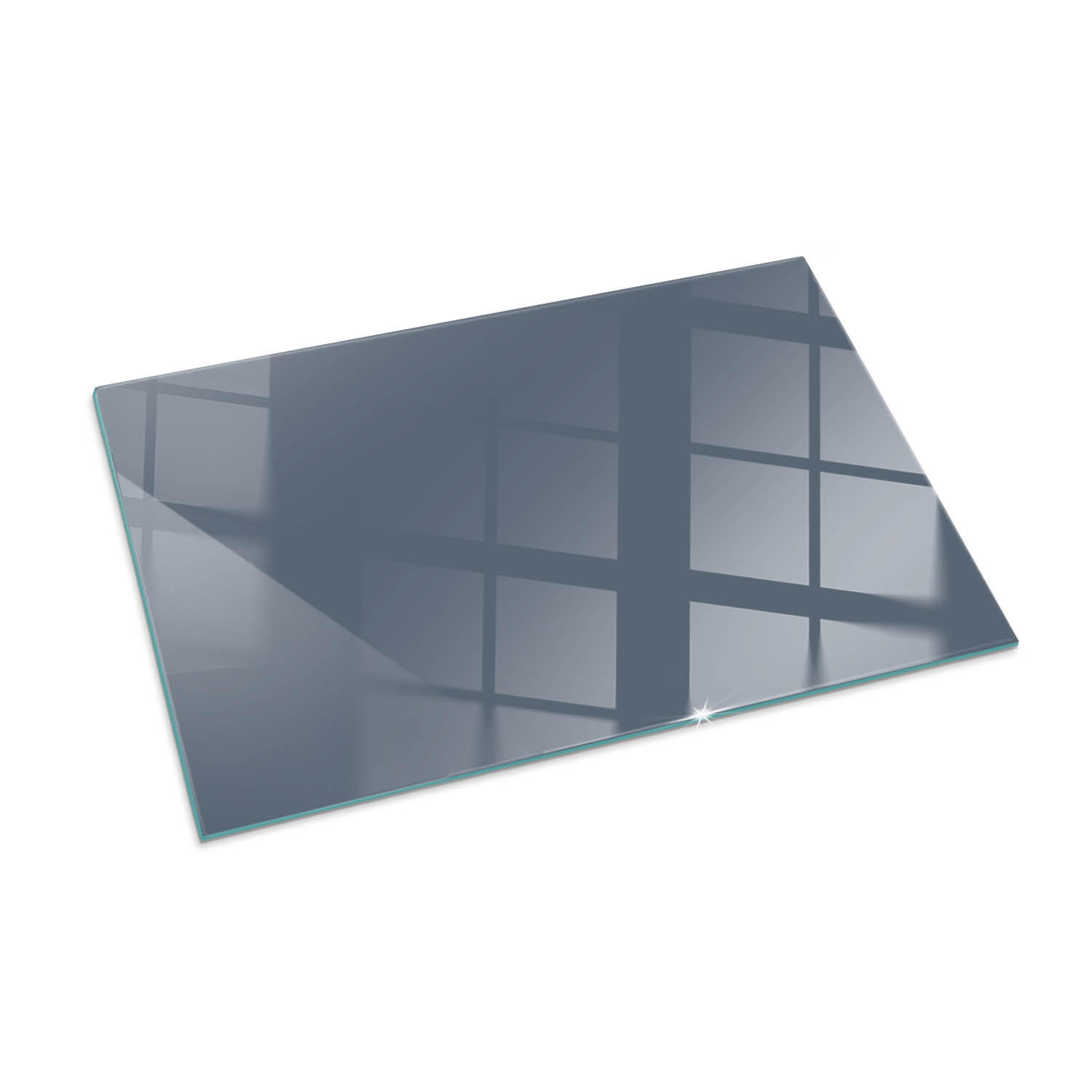 ArtPrintCave Glasplatte Dunkelblau 100x70x0.4 cm