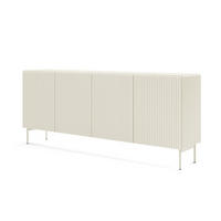 SIDEBOARD Tutti Kaschmir, viertürige - Kaschmir, Holzwerkstoff/Metall (195/81/40cm) - Bettso