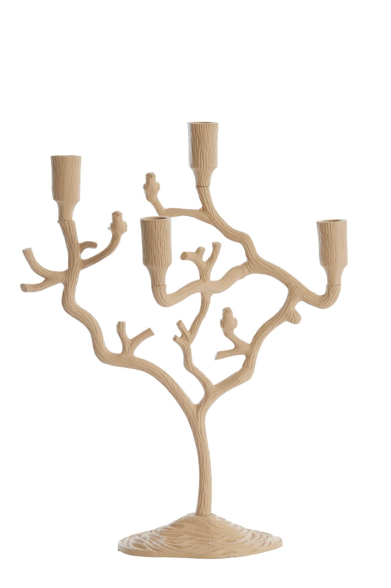 KERZENHALTER Jardia Braun Ø35/47 cm - Braun, Metall (14/47/35cm) - Light & Living