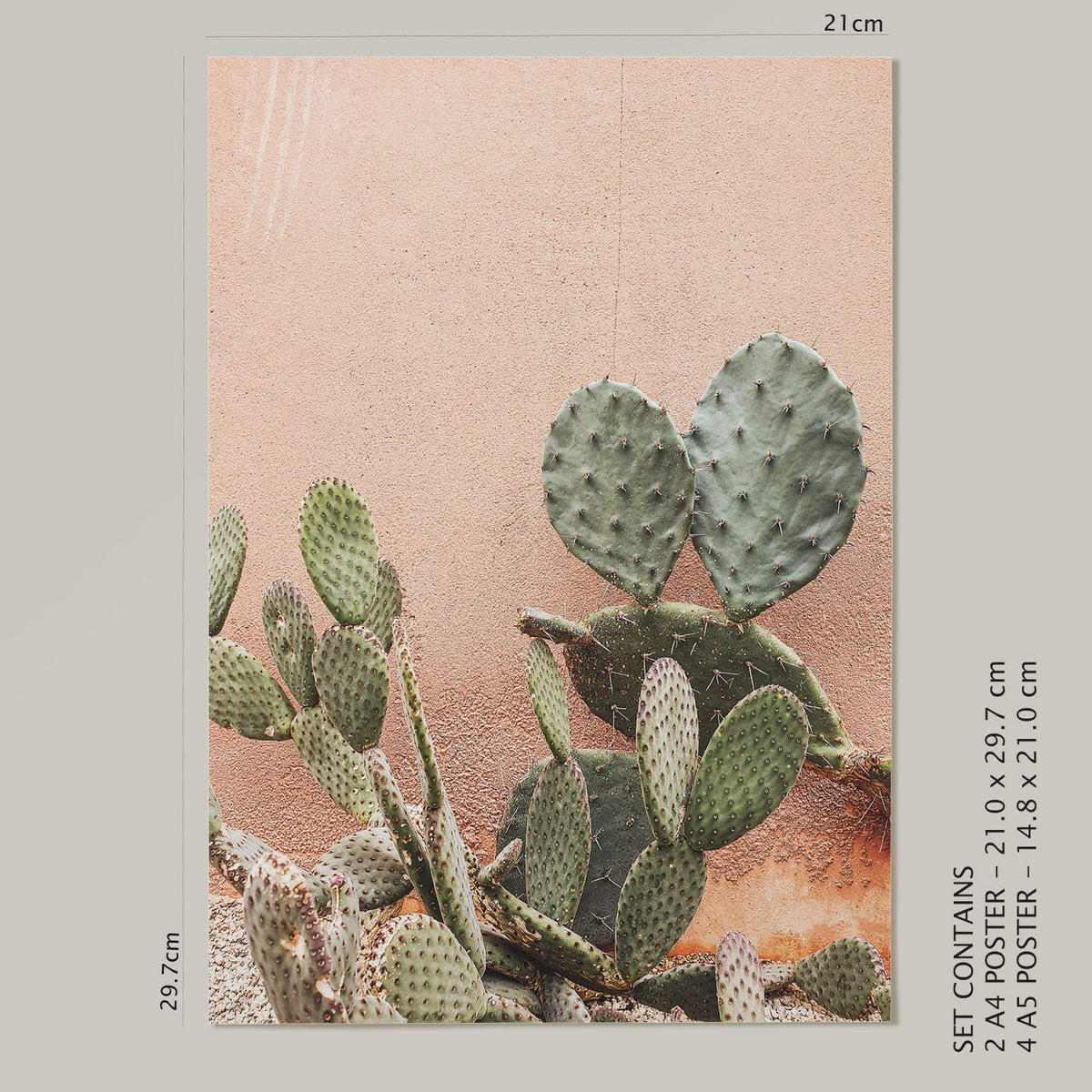 POSTER Set Mit 6 Mexiko Wandbild A3 & A4 Rahmenlos - Klar, Papier (29/3cm) - Nacnic