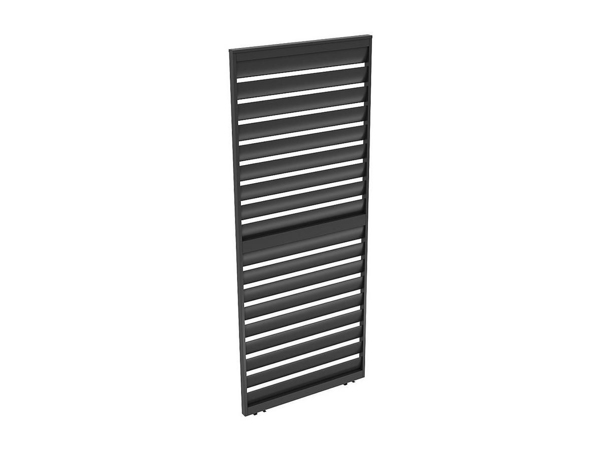 ZUBEHÖR für Terrassenüberdachung, Pergola und Pavillon - 93cm x 4.5cm - Aluminium - anthrazitgrau - COSMA - Anthrazit, Metall (93/234/4.5cm) - Vente-Unique