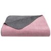 KUSCHELDECKE, 150x200 cm, 60% Baumwolle, 40% Polyacryl, Grau - Rosa, Naturmaterialien (150/200cm) - Zollner