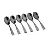 LÖFFEL 6er-Set Sven - Schwarz - Schwarz, Metall - Björn