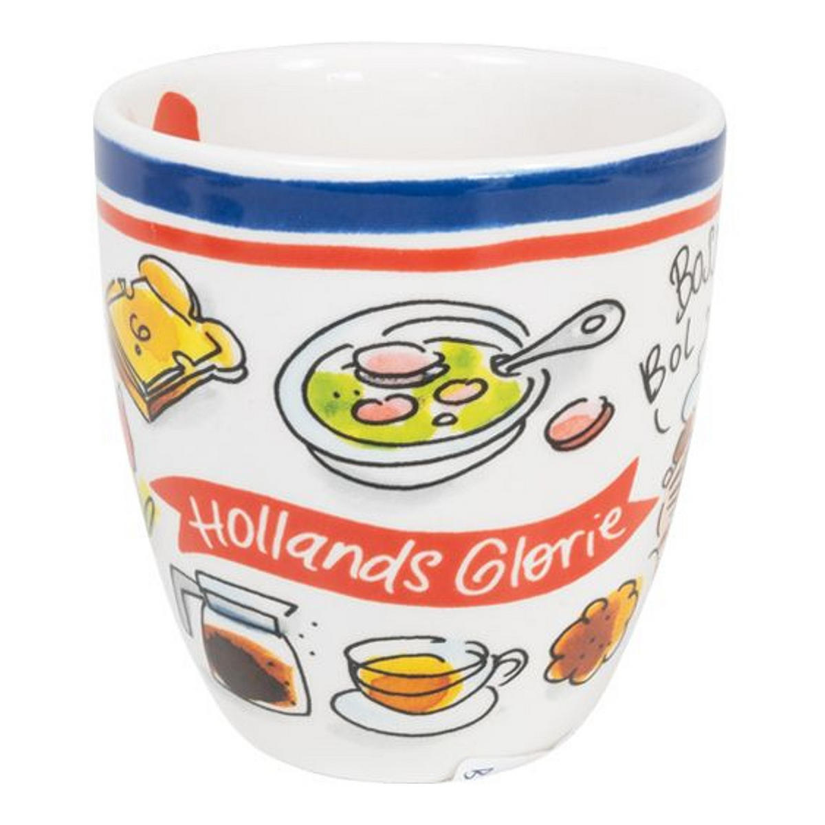 MINI-BECHER Holland in Bunt - 200 ml - Multicolor, Keramik (0.2L) - Blond Amsterdam