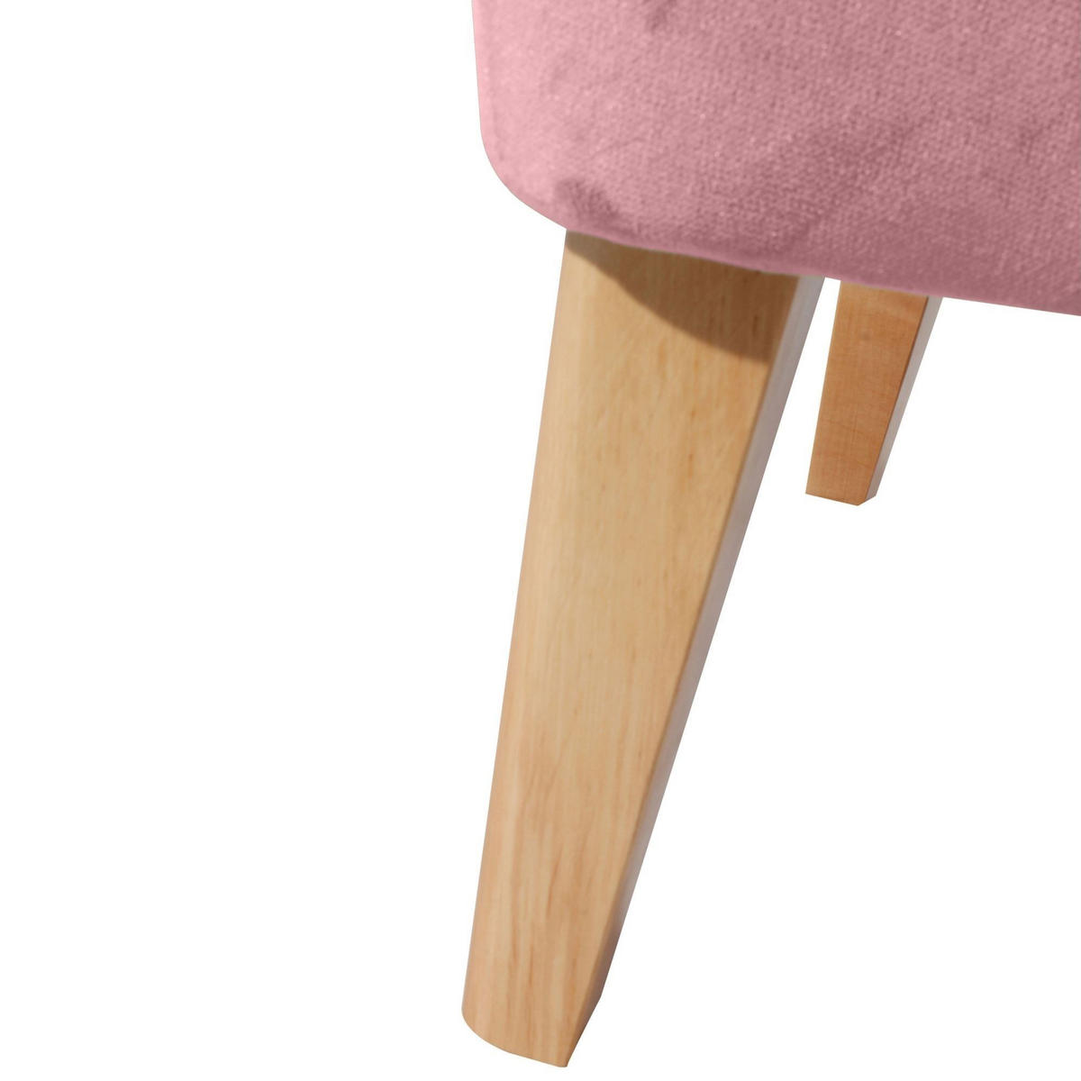 SESSEL Kaiya Bezug Samtvelours Buche natur / rosé - Rosa, Kunststoff (82/97/71cm) - 58aufmkessel