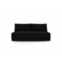 SCHLAFSOFA Mit Bettkasten DUO, Stoff Poso, Schwarz - Schwarz, Holz (198/89/90cm) - Kaiser Möbel