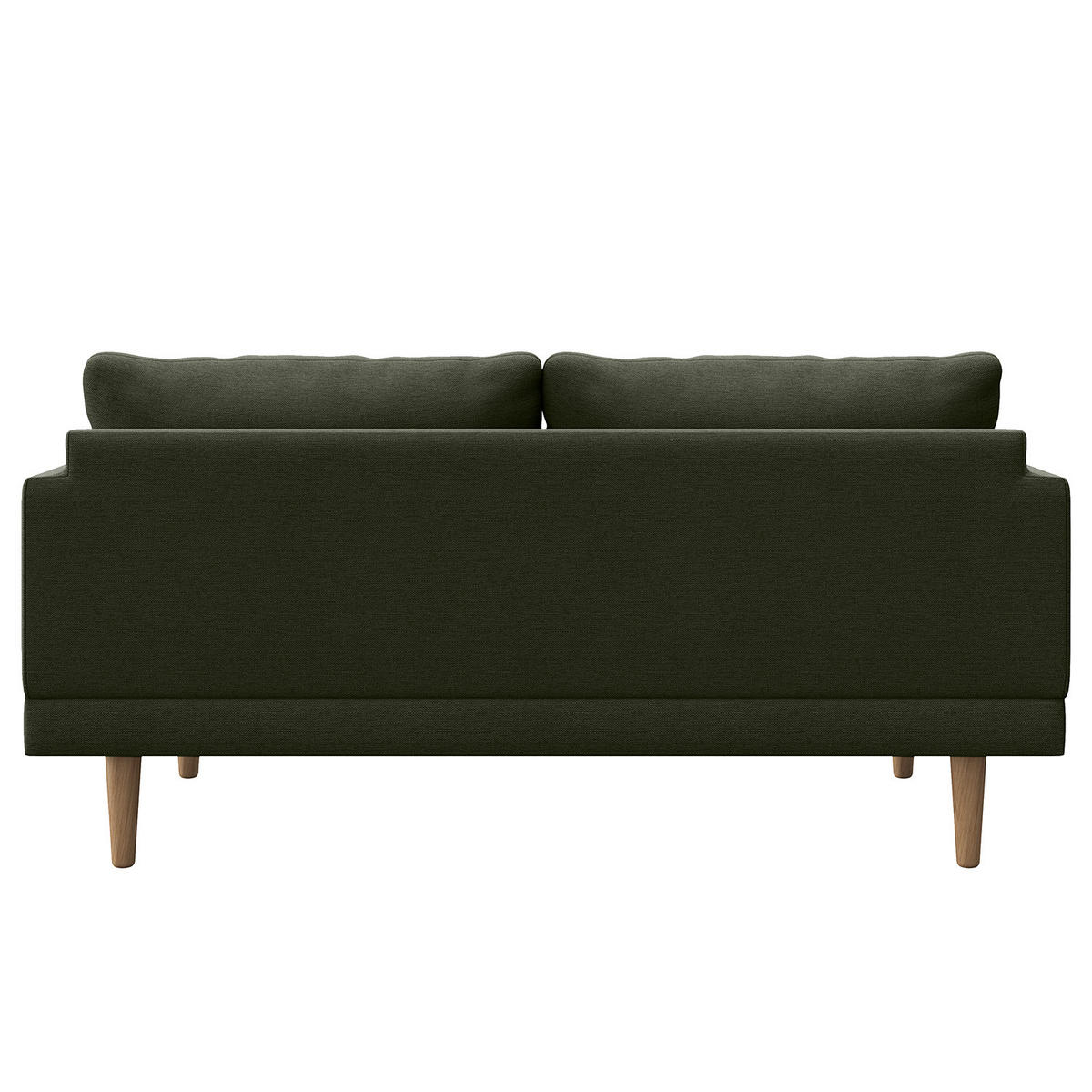 2-SITZER SOFA - Webstoff - Grau, Textil (162/83/85cm) - home24