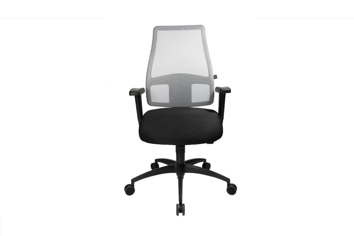 BÜROSTUHL RINO Schwarz Kunststoff Höhenverstellbar - Schwarz, Kunststoff (70/113/70cm) - KAWOLA