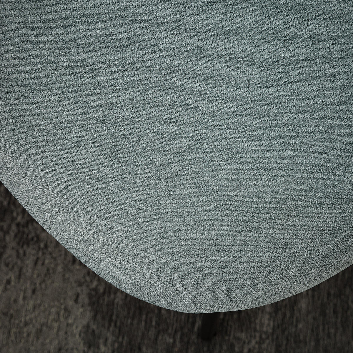 POLSTERSTUHL - Webstoff / Metall - Mintgrün/Grau, Textil (49/84/54cm) - home24