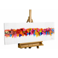 ÖLGEMÄLDE 120/40 cm - Multicolor, Holz/Textil (1.24/40cm) - KUNSTLOFT