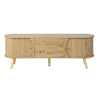 TV-LOWBOARD Erbe Naturfarben 160/36.5/55 cm - Naturfarben, Holzwerkstoff (160/55/36.5cm) - PANGIVO
