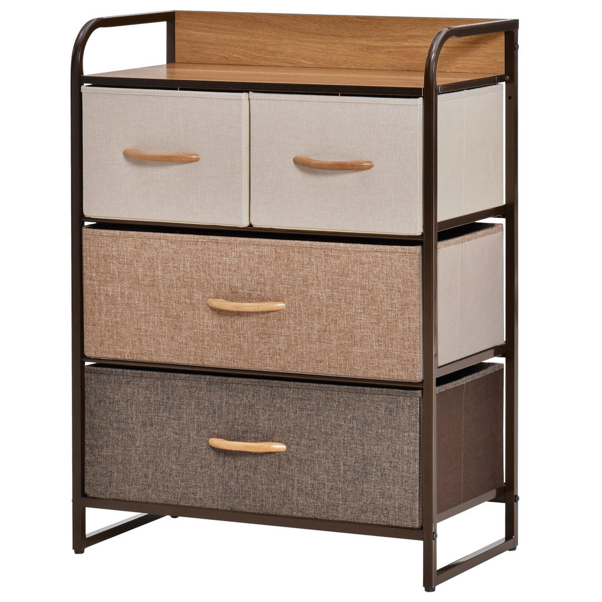 KOMMODE Mehrfarbig 58/29/78,5 cm - Multicolor, Textil (58/78.5/29cm) - PANGIVO