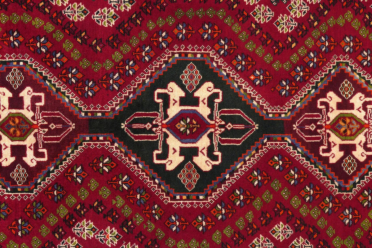 ORIENTTEPPICH handgeknüpft Gashgai Rot 271/173 cm Schurwolle - Rot, Textil (173/271cm) - Looma