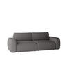 SCHLAFSOFA mit Bettkasten Varde Dunkelgrau - Dunkelgrau, Textil (255/85/105cm) - Fedve