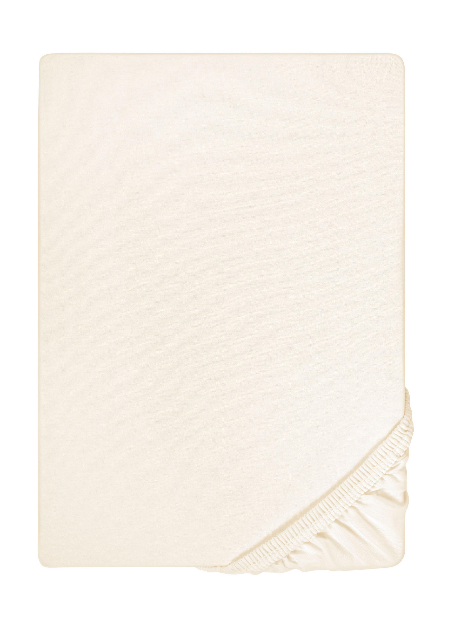 biberna Spannbetttuch Natur 100x220 cm