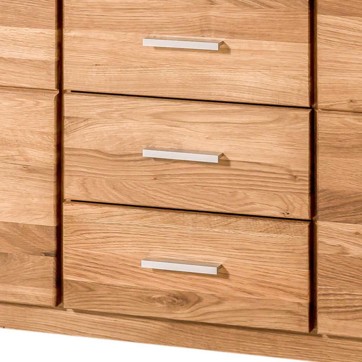SIDEBOARD - Teilmassiv - Braun, Holzwerkstoff/Metall (158/80/40cm) - home24